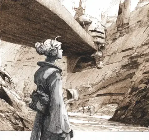 幻想与冒险方向漫画条目封面，画面为古旧地图与罗盘特写